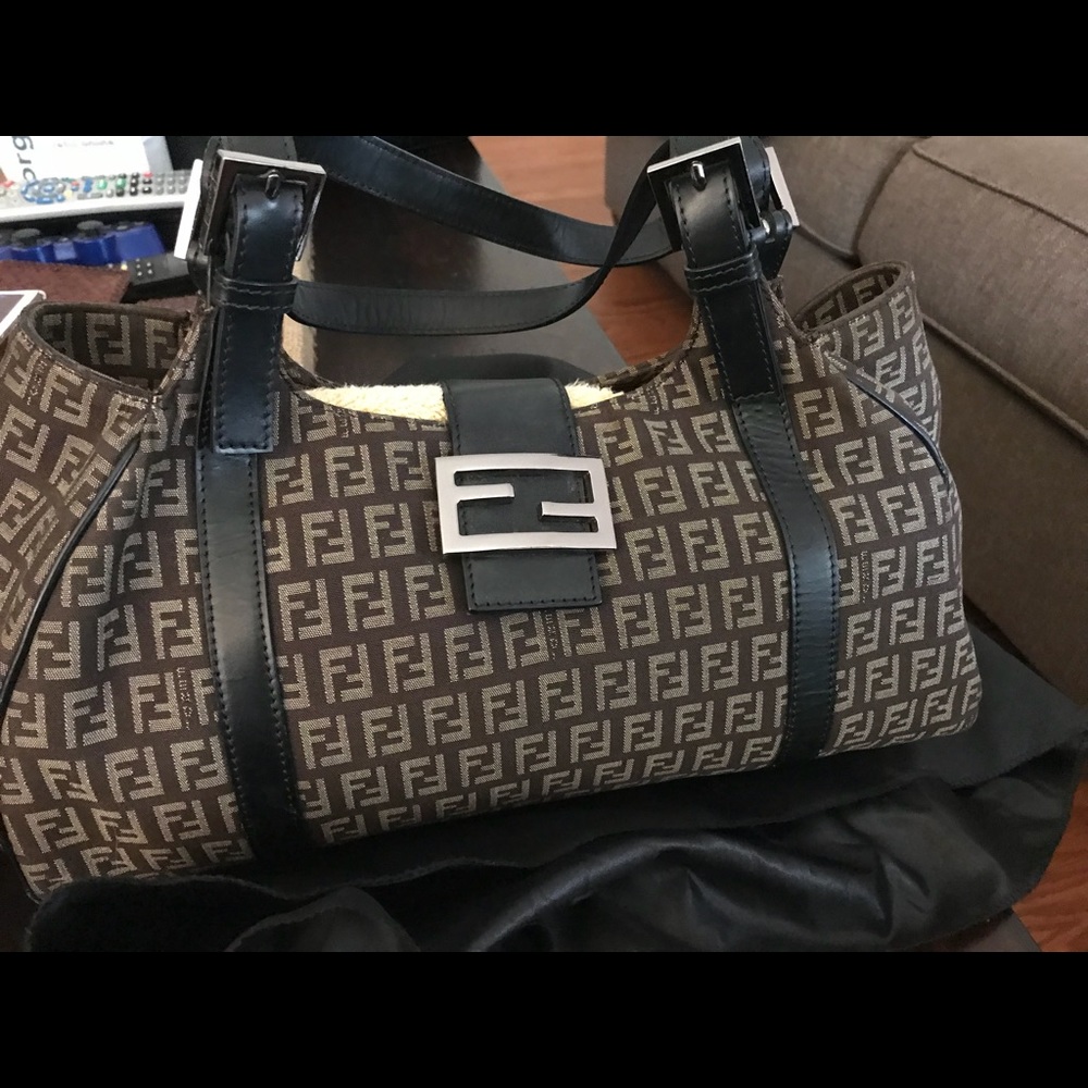 Fendi Zucca canvas purse
